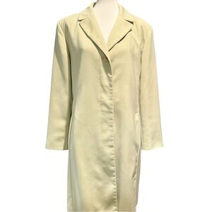 Vintage Light Green Jacket, Dress Coat